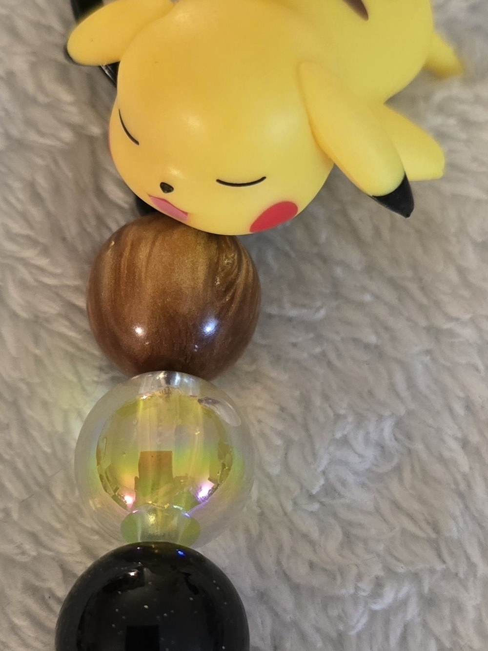 Yellow & Black Keychain/Bag Charm - Pikachu